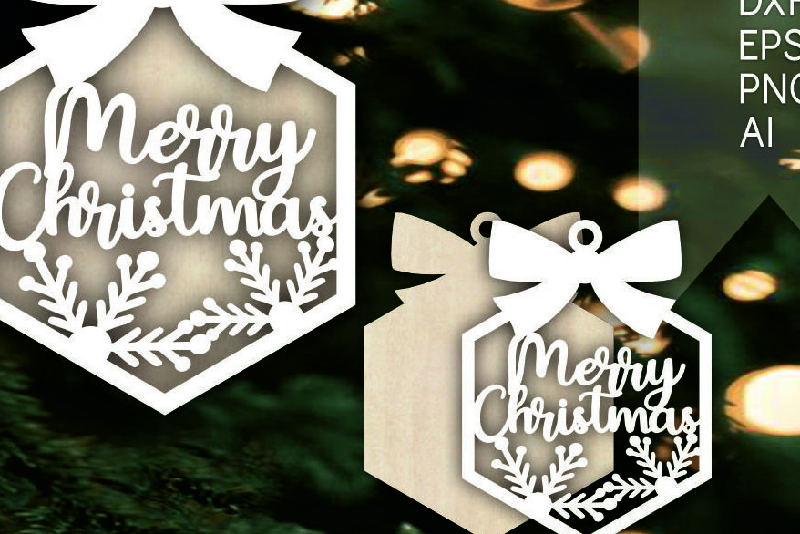 Intra απο ξύλο plywood 3mm-4mm πάχος με τρισδιάστατα χριστουγεννιάτικα στολίδια Δίασταση 8x8 cm INTRAFABR-102994646