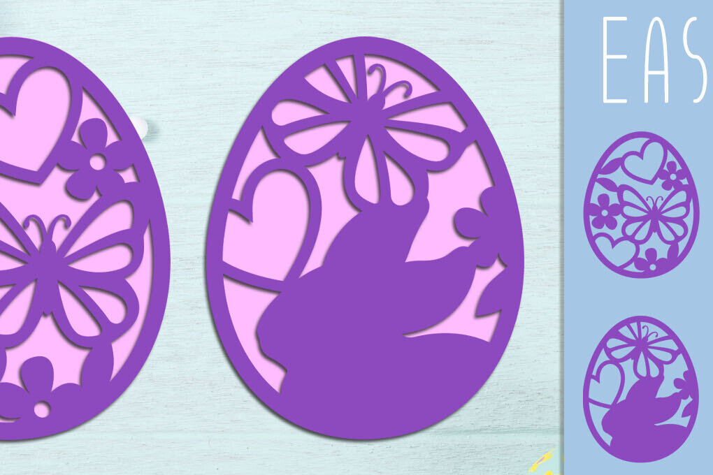 Intra απο ξύλο plywood 3mm-4mm πάχος 3d Layered Easter Egg , Δίασταση 15x15 cm INTRAFABR-116028682