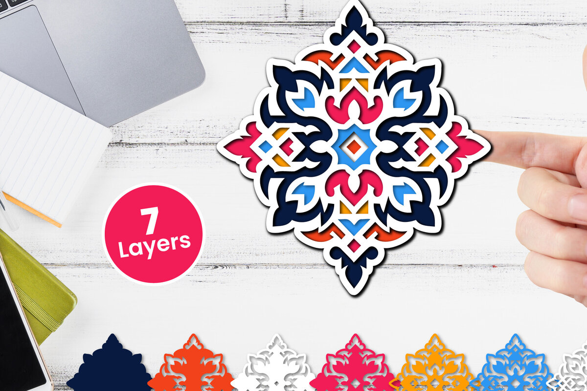 Intra απο ξύλο plywood 3mm-4mm πάχος Τρισδιάστατο floral χαρτί κοπής Δίασταση 12x12 cm INTRAFABR-118359321