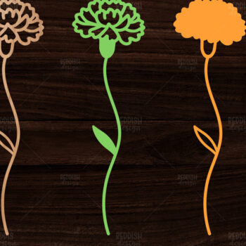 Intra απο ξύλο plywood 3mm-4mm πάχος Τρισδιάστατη λουλουδιών Δίασταση 15x15 cm INTRAFABR-113996248 - Image 1