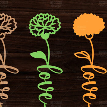 Intra απο ξύλο plywood 3mm-4mm πάχος Τρισδιάστατη λουλουδιών Δίασταση 15x15 cm INTRAFABR-113996266 - Image 1