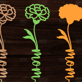 Intra απο ξύλο plywood 3mm-4mm πάχος Τρισδιάστατη λουλουδιών Δίασταση 15x15 cm INTRAFABR-113996286 - Image 1