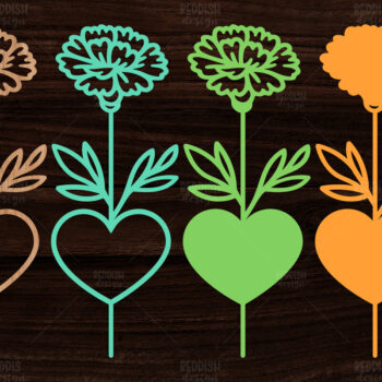 Intra απο ξύλο plywood 3mm-4mm πάχος Τρισδιάστατη λουλουδιών Δίασταση 15x15 cm INTRAFABR-113995658 - Image 1