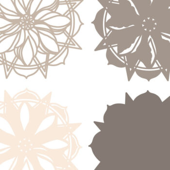 Intra απο ξύλο plywood 3mm-4mm πάχος 3d Layered Flower Mandala/Cricut Δίασταση 30x30 cm INTRAFABR-65639577 - Image 2