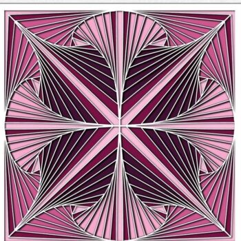 Intra απο ξύλο plywood 3mm-4mm πάχος Τρισδιάστατο γεωμετρικό πάνελ με στρώματα Δίασταση 8x8 cm INTRAFABR-62560589 - Image 4