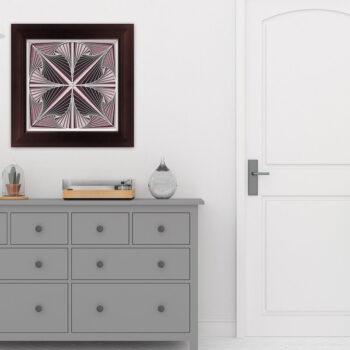 Intra απο ξύλο plywood 3mm-4mm πάχος Τρισδιάστατο γεωμετρικό πάνελ με στρώματα Δίασταση 8x8 cm INTRAFABR-62560589 - Image 7