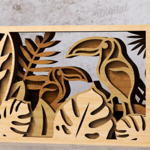 Intra απο ξύλο plywood 3mm-4mm πάχος Διακόσμηση σπιτιού με 3D επίπεδα Δίασταση 30x20 cm INTRAFABR-119973122