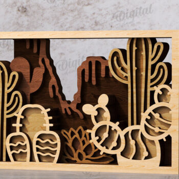 Intra απο ξύλο plywood 3mm-4mm πάχος Διακόσμηση σπιτιού με 3D επίπεδα Δίασταση 30x20 cm INTRAFABR-119973345 - Image 1