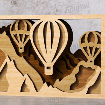 Intra απο ξύλο plywood 3mm-4mm πάχος διακοσμήσεων σπιτιού με 3D επίπεδα Δίασταση 30x20 cm INTRAFABR-120165532 - Image 10