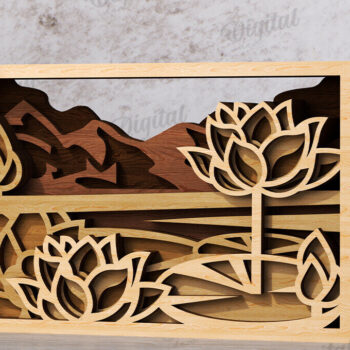 Intra απο ξύλο plywood 3mm-4mm πάχος διακοσμήσεων σπιτιού με 3D επίπεδα Δίασταση 30x20 cm INTRAFABR-120165532 - Image 14