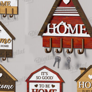 Intra απο ξύλο plywood 3mm-4mm πάχος κλειδαριών σπιτιού με 3D επίπεδα Δίασταση 30x20 cm INTRAFABR-118906751 - Image 1