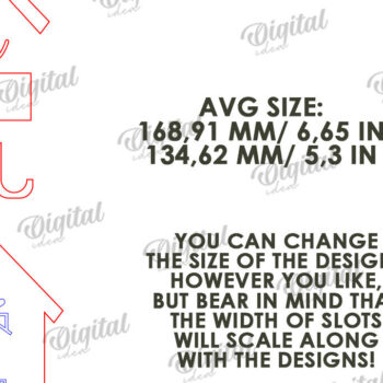 Intra απο ξύλο plywood 3mm-4mm πάχος κλειδαριών σπιτιού με 3D επίπεδα Δίασταση 30x20 cm INTRAFABR-118906751 - Image 2
