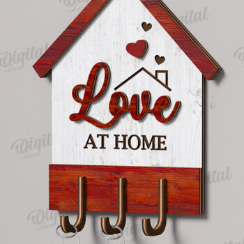 Intra απο ξύλο plywood 3mm-4mm πάχος κλειδαριών σπιτιού με 3D επίπεδα Δίασταση 30x20 cm INTRAFABR-118906751 - Image 3