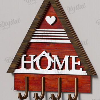 Intra απο ξύλο plywood 3mm-4mm πάχος κλειδαριών σπιτιού με 3D επίπεδα Δίασταση 30x20 cm INTRAFABR-118906751 - Image 8