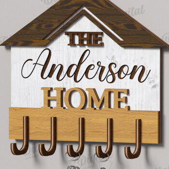 Intra απο ξύλο plywood 3mm-4mm πάχος κλειδαριών σπιτιού με 3D επίπεδα Δίασταση 30x20 cm INTRAFABR-118906751 - Image 12