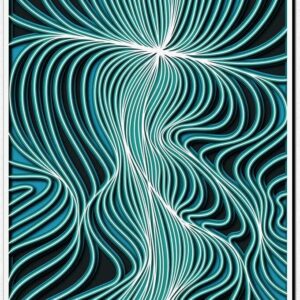 Intra απο ξύλο plywood 3mm-4mm πάχος 3D Layered Line Art Δίασταση 16x20 cm INTRAFABR-70457916