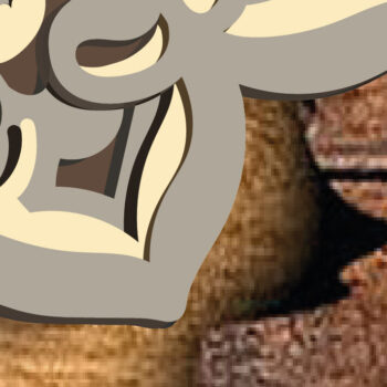 Intra απο ξύλο plywood 3mm-4mm πάχος Σχέδιο 3D Layered Mandala/ Δίασταση 30x30 cm INTRAFABR-73713089 - Image 6