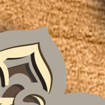 Intra απο ξύλο plywood 3mm-4mm πάχος Σχέδιο 3D Layered Mandala/ Δίασταση 30x30 cm INTRAFABR-73713089 - Image 7