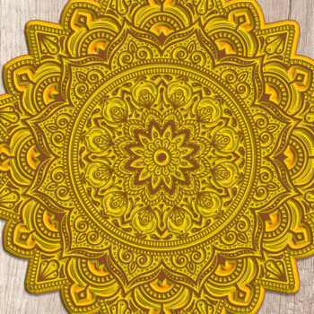 Intra απο ξύλο plywood 3mm-4mm πάχος 3D Layered Mandala – κοπής πολλαπλών επιπέδων Δίασταση 30x30 cm INTRAFABR-14506124 - Image 1
