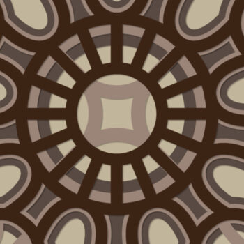 Intra απο ξύλο plywood 3mm-4mm πάχος αποκοπής 3D Layered Mandala Δίασταση 12x12 cm INTRAFABR-15047296 - Image 3