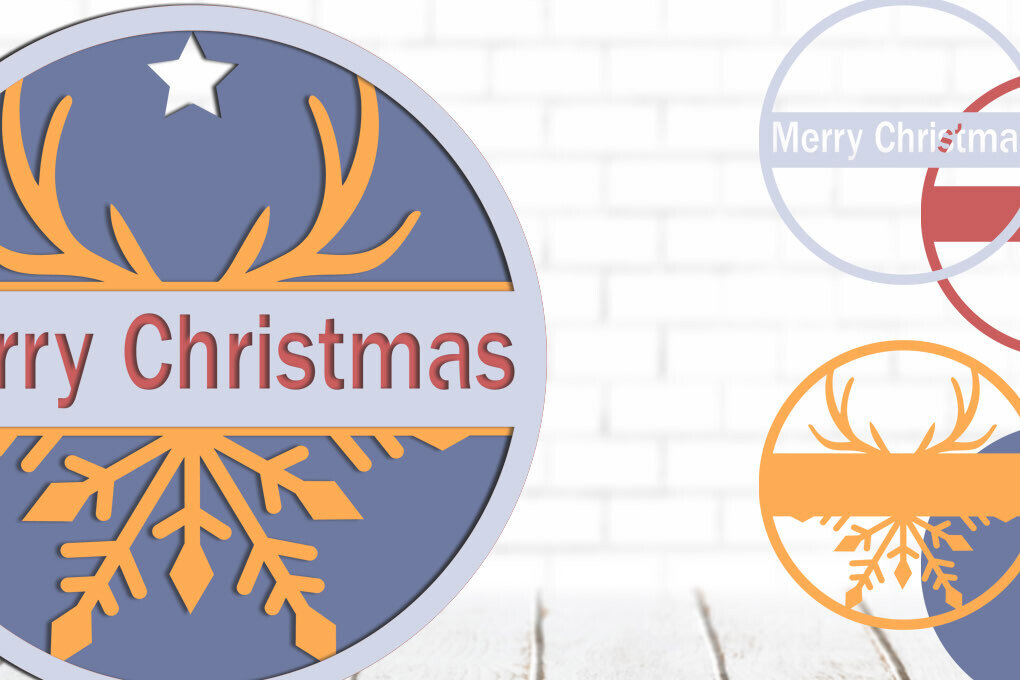 Intra απο ξύλο plywood 3mm-4mm πάχος Τρισδιάστατο χριστουγεννιάτικο στολίδι Δίασταση 8x8 cm INTRAFABR-81041862