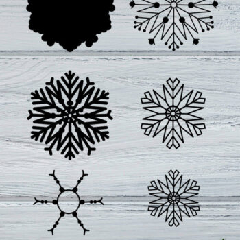 Intra απο ξύλο plywood 3mm-4mm πάχος 3D Layered Snowflake | Διακόσμηση Δίασταση 30x20 cm INTRAFABR-52700307 - Image 2