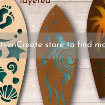 Intra απο ξύλο plywood 3mm-4mm πάχος 3D Layered , Surf File Δίασταση 15x15 cm INTRAFABR-34952140 - Image 4