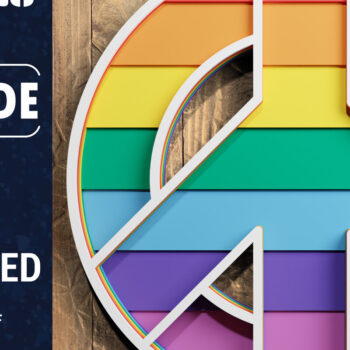 Intra απο ξύλο plywood 3mm-4mm πάχος 3d LGBT Pride Papercut Δίασταση 1200x1200 cm INTRAFABR-71811867 - Image 1