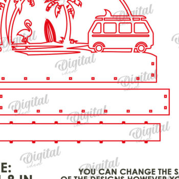 Intra απο ξύλο plywood 3mm-4mm πάχος Τρισδιάστατη Lightbox Δίασταση 30x20 cm INTRAFABR-122457957 - Image 2