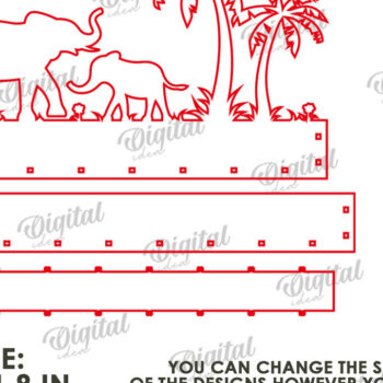 Intra απο ξύλο plywood 3mm-4mm πάχος Τρισδιάστατη Lightbox. Σκηνή της Φύσης Δίασταση 30x20 cm INTRAFABR-122456811 - Image 2