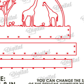Intra απο ξύλο plywood 3mm-4mm πάχος Τρισδιάστατη Lightbox. Σκηνή της Φύσης Δίασταση 30x20 cm INTRAFABR-122457009 - Image 2