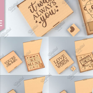 Intra απο ξύλο plywood 3mm-4mm πάχος παιχνιδιών 3D Love Puzzle Δίασταση 15x15 cm INTRAFABR-86222441