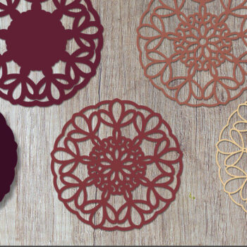 Intra απο ξύλο plywood 3mm-4mm πάχος κοπής 3D Mandala Δίασταση 12x12 cm INTRAFABR-13859368 - Image 3