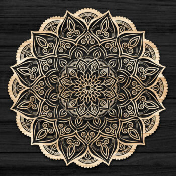 Intra απο ξύλο plywood 3mm-4mm πάχος 3D Mandala για Cricut Δίασταση 30x30 cm INTRAFABR-69574604 - Image 1