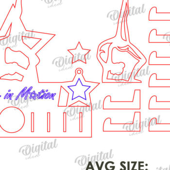 Intra απο ξύλο plywood 3mm-4mm πάχος δέσμη 3D Medal Holders Δίασταση 30x20 cm INTRAFABR-119261365 - Image 3