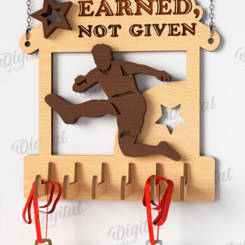 Intra απο ξύλο plywood 3mm-4mm πάχος δέσμη 3D Medal Holders Δίασταση 30x20 cm INTRAFABR-119261365 - Image 6