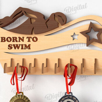 Intra απο ξύλο plywood 3mm-4mm πάχος δέσμη 3D Medal Holders Δίασταση 30x20 cm INTRAFABR-119261365 - Image 9