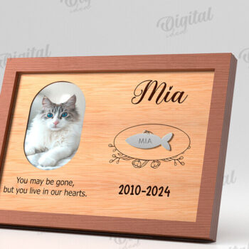 Intra απο ξύλο plywood 3mm-4mm πάχος 3D Memorial Πλαίσιο για κατοικίδια Δίασταση 20x30 cm INTRAFABR-120041399 - Image 1