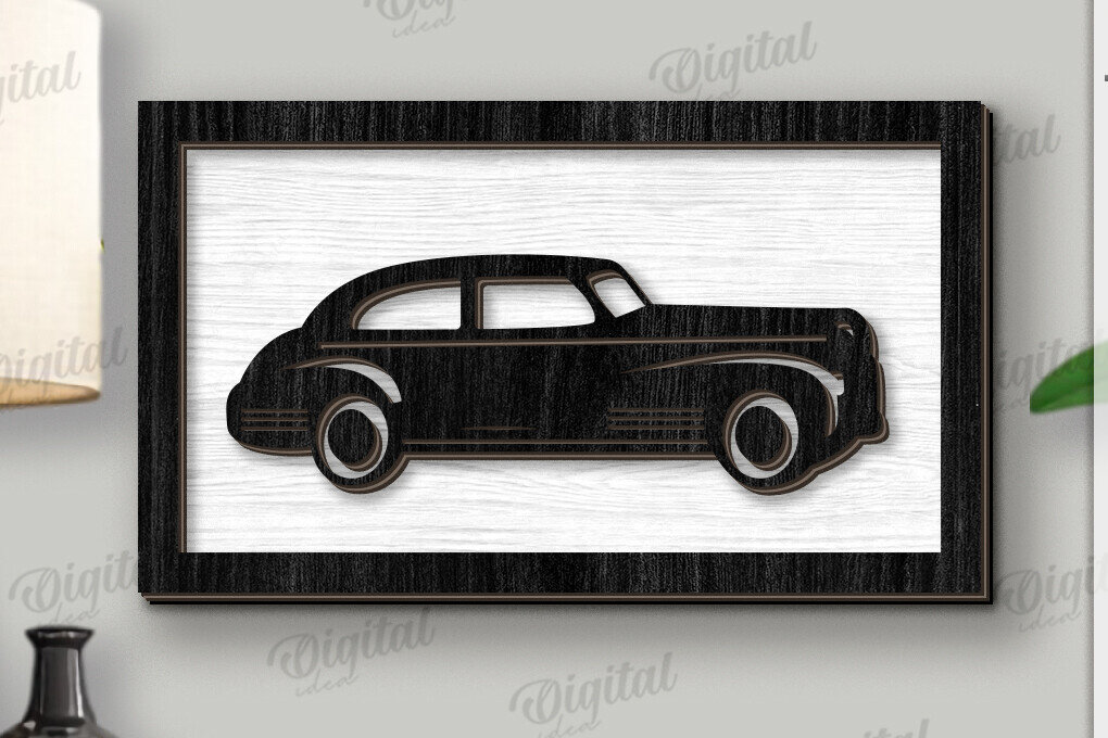 Intra απο ξύλο plywood 3mm-4mm πάχος κοπής με λέιζερ 3D ανδρικών Mini Signs Δίασταση 30x20 cm INTRAFABR-121118951 - Image 8