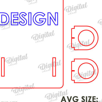 Intra απο ξύλο plywood 3mm-4mm πάχος 3D Money Holder Cut  Δίασταση 30x20 cm INTRAFABR-121433514 - Image 2