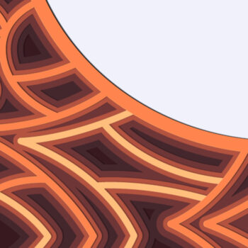 Intra απο ξύλο plywood 3mm-4mm πάχος αποκοπής με 3D Moon Mandala Δίασταση 30x30 cm INTRAFABR-24714206 - Image 2