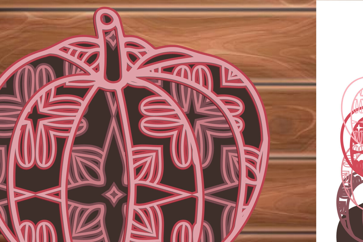 Intra απο ξύλο plywood 3mm-4mm πάχος 3D Multi Layer Autumn Δίασταση 15x15 cm INTRAFABR-15066625