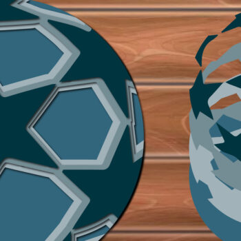 Intra απο ξύλο plywood 3mm-4mm πάχος Τρισδιάστατη κοπή χαρτιού ποδοσφαίρου πολλαπλών στρώσεων Δίασταση 15x15 cm INTRAFABR-17128282 - Image 1