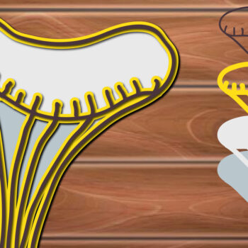 Intra απο ξύλο plywood 3mm-4mm πάχος 3D Multi Layer Mushrooms Paper Cut Δίασταση 15x15 cm INTRAFABR-17026559 - Image 1