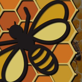 Intra απο ξύλο plywood 3mm-4mm πάχος 3d Multi-Layered Bee , Cut Δίασταση 15x15 cm INTRAFABR-25160710 - Image 1