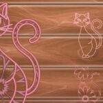Intra απο ξύλο plywood 3mm-4mm πάχος 3D MultiLayer Halloween Cat Cut Δίασταση 15×15 cm INTRAFABR-14425871