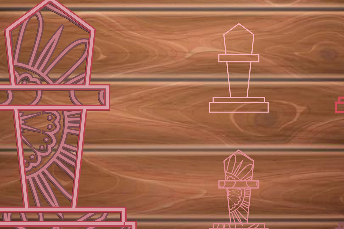 Intra απο ξύλο plywood 3mm-4mm πάχος 3D MultiLayer Halloween Cut Δίασταση 15x15 cm INTRAFABR-14426574 - Image 1