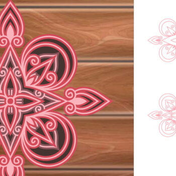 Intra απο ξύλο plywood 3mm-4mm πάχος 3d MultiLayer Mandala Cut File Δίασταση 30x30 cm INTRAFABR-14830721 - Image 1