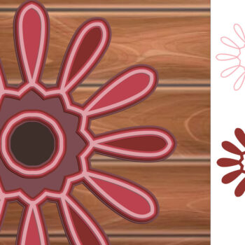 Intra απο ξύλο plywood 3mm-4mm πάχος 3D MultiLayer Mandala Cut File Δίασταση 30x30 cm INTRAFABR-14861990 - Image 1
