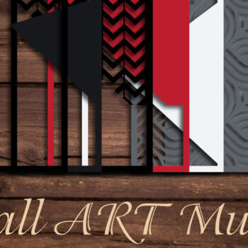 Intra απο ξύλο plywood 3mm-4mm πάχος 3D Multilayer Wall Art Decor Home Vol. 1 Δίασταση 40x40 cm INTRAFABR-28171933 - Image 3